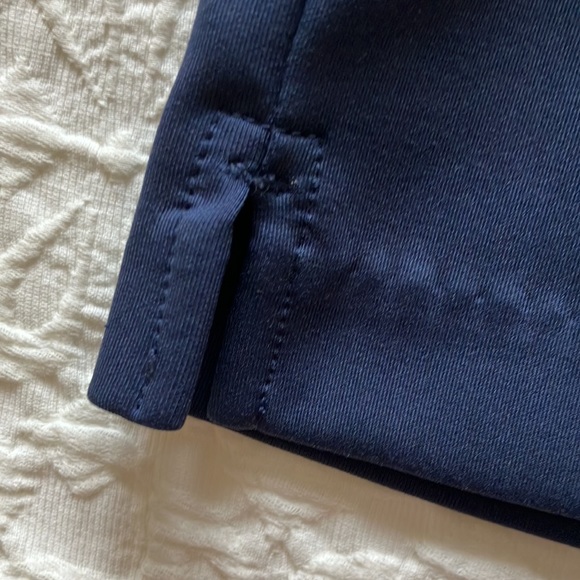 Great Greg Norman navy skort with navy and silver braid around waistband. - Picture 6 of 15